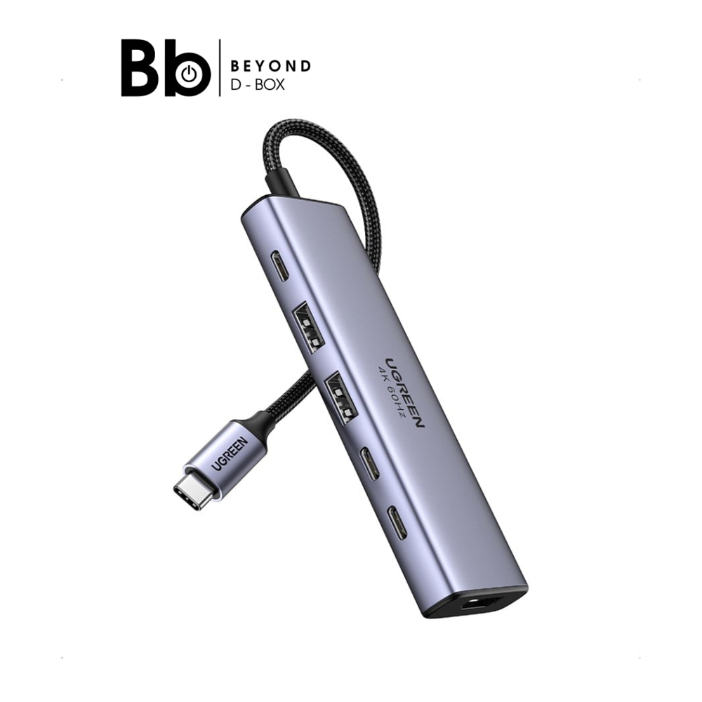 UGREEN 6-in-1 USB-C Hub สีเทา by BB Beyond D-Box