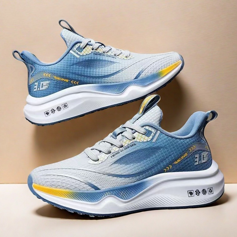 (FREE socks with BOX) รองเท้ากีฬา สไตล์ทันสมัย ขนาด 39-44 สี 3 สี - ออกกำลังกาย, Sport รองเท้าวิ่ง รองเท้า นัก วิ่ง กรีฑ