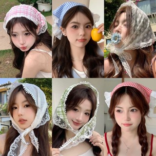 RibbonIsland💐ยางรัดผม ผ้าคาดผม ขนาดใหญ่✨ สไตล์เกาหลี สีสันสด…