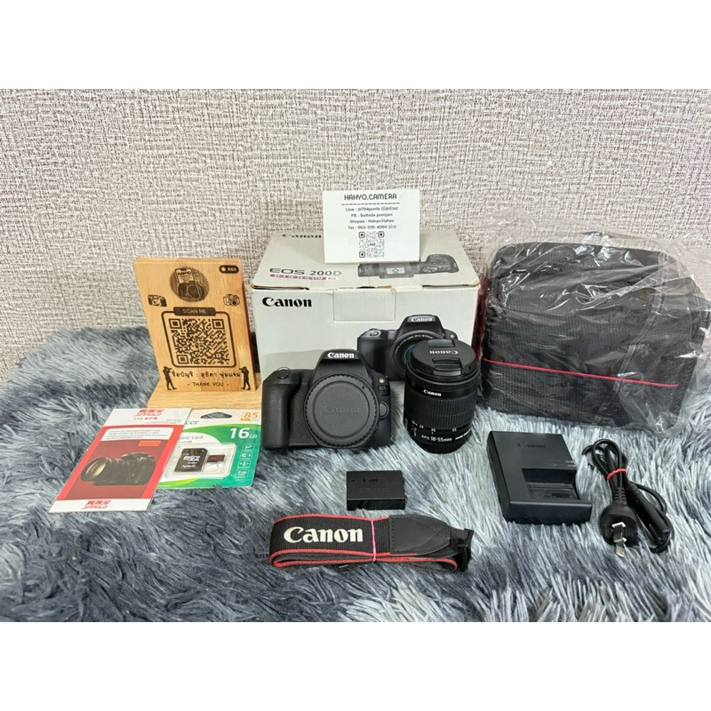Canon eos 200d สินค้ามือสอง 🛵 มีบริการส่งด่วนใน กทม. 🛵