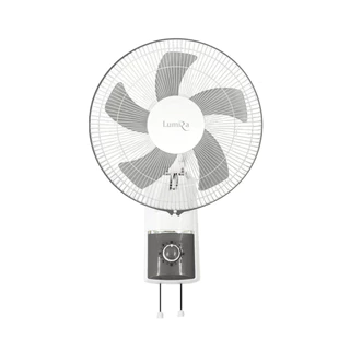 LUMIRA พัดลมติดผนัง 16 นิ้ว DC12V รุ่น LFN-030 ลมแรง ส่าย 90 องศา 3 สปีด ปลอดภัย มอเตอร์ทนทาน