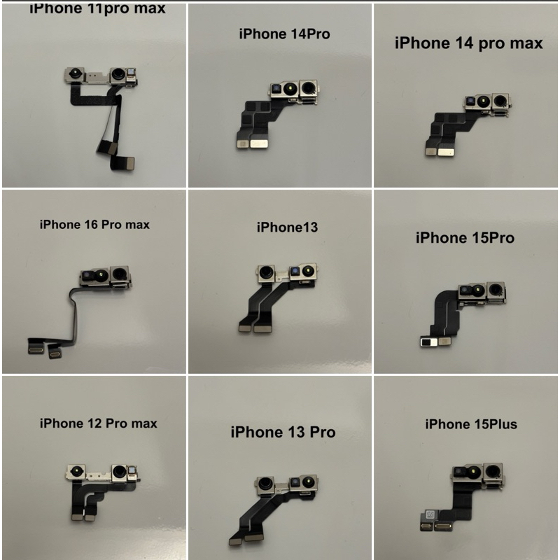 กล้องหน้าIP 16pm 15pm 14pm 13pm 12pm 11pm ของแท้
