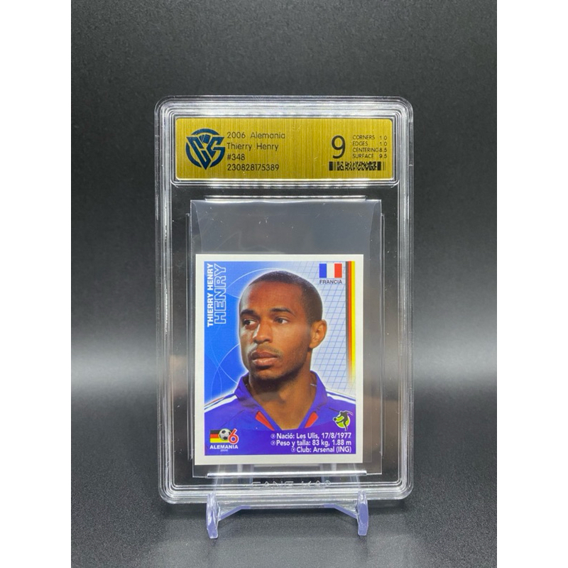 🇫🇷การ์ดฟุตบอลเกรดCCG Thierry Henry #348 France Navarrete Album Mundial Alemania 2006 FIFA World Cup