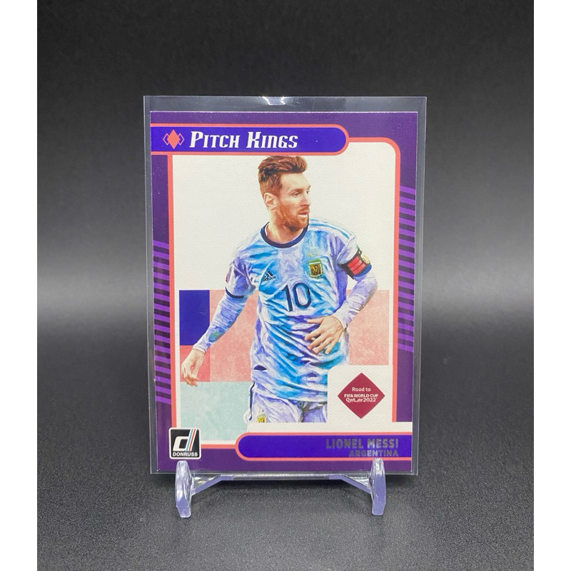 รวมการ์ดฟุตบอล 2021-22 Panini Donruss Road to Qatar Pitch Kings -Lionel Messi