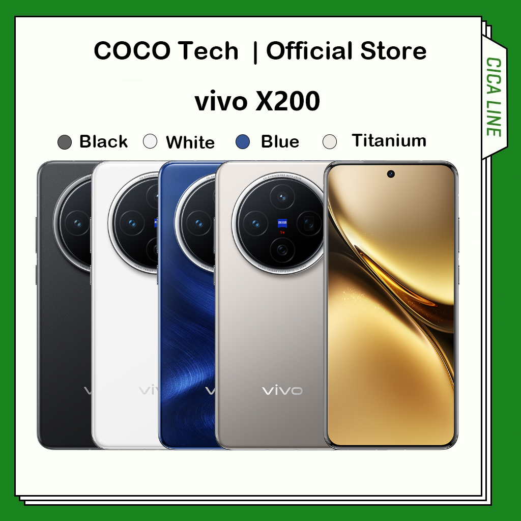 Vivo X300 Vivo X200 CPU Mediatek9400 | กล้องหน้า 32MP กล้องหลัง 50M OIS ZEISS Telephoto