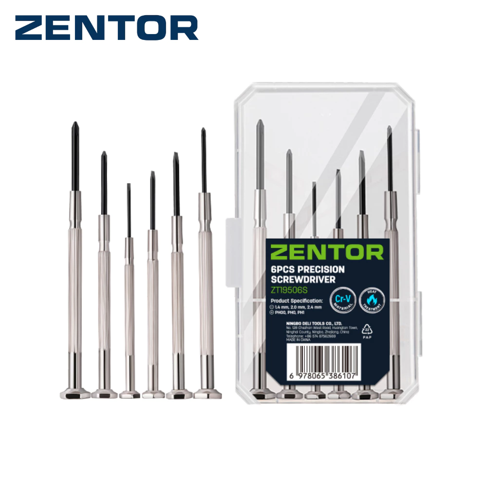 Zentor ชุดไขควง ไขควงนาฬิกา ไขควงโทรศัพท์ อเนกประสงค์ มี 6 แบบ ครอบคลุมทุกงาน Precision Screwdriver