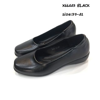 prettycomfort รองเท้าคัทชู ใส่ทำงาน นักเรียน ทรงหัวตัด ส้นสู…