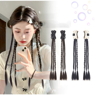 คลิปผมเปีย  วิกผมถักเปีย และคลิปผมเหางม้า