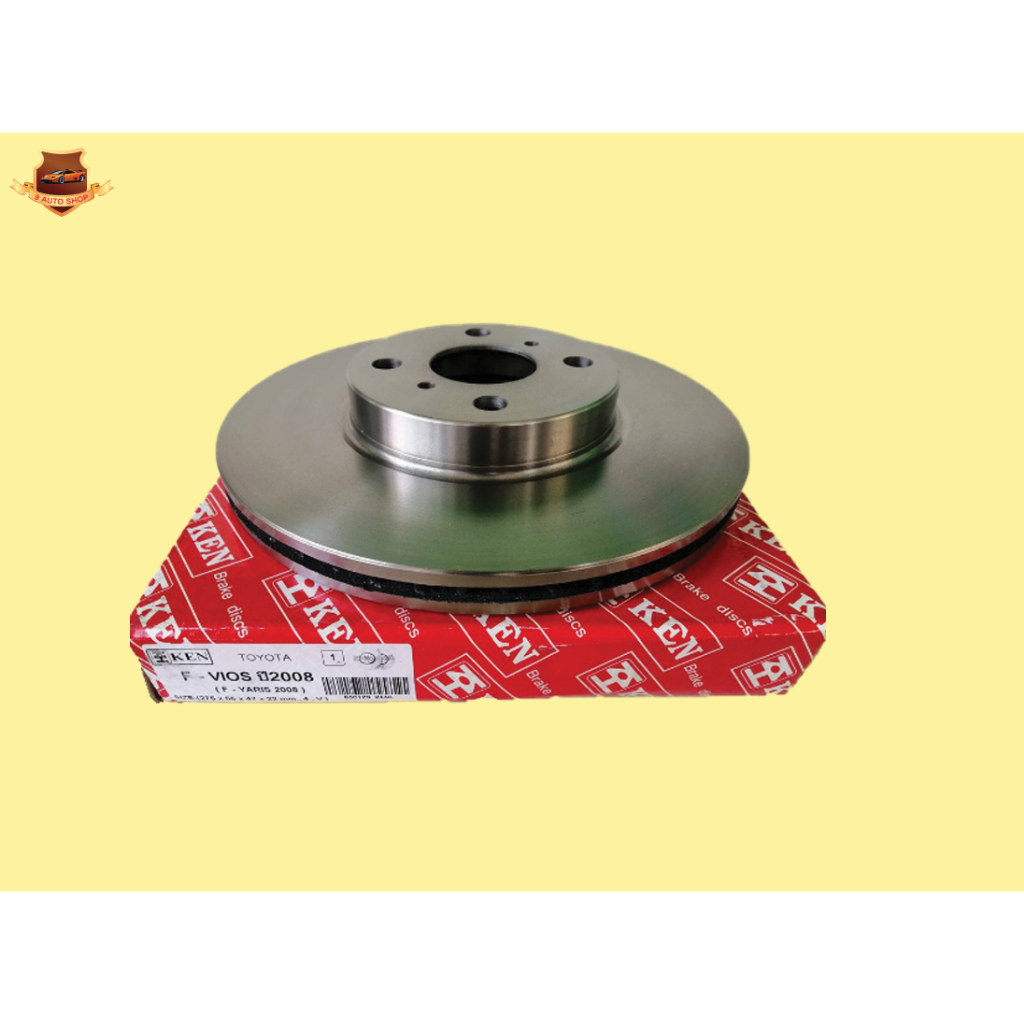จานดิสเบรคหน้า TOYOTA VIOS,ยาริส,ปี2008,1NZ-FE ราคาอันละ840บาท