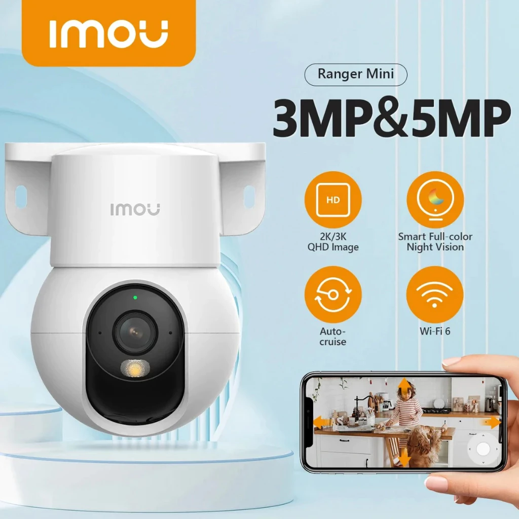 ⚡️กล้องวงจรปิด⚡️Dahua IMOU Ranger Mini (5MP) Smart Camera คมชัด 5 ล้าน รองรับ WiFi 6 ตอบโต้ผ่านกล้องได้