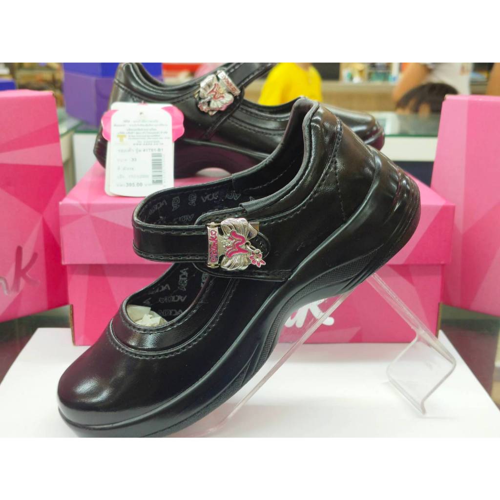 ADDA WINK สวยวิ๊ง เบาเว่ออ รองเท้านักเรียน เด็กผู้หญิง รุ่น 41T01 (ไซส์ 30 - 43)