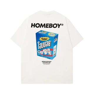 HOMEBOY เสื้อOVERSIZE HB.FAB.BOY คอตตอน100% ใส่ได้ทุกวัน