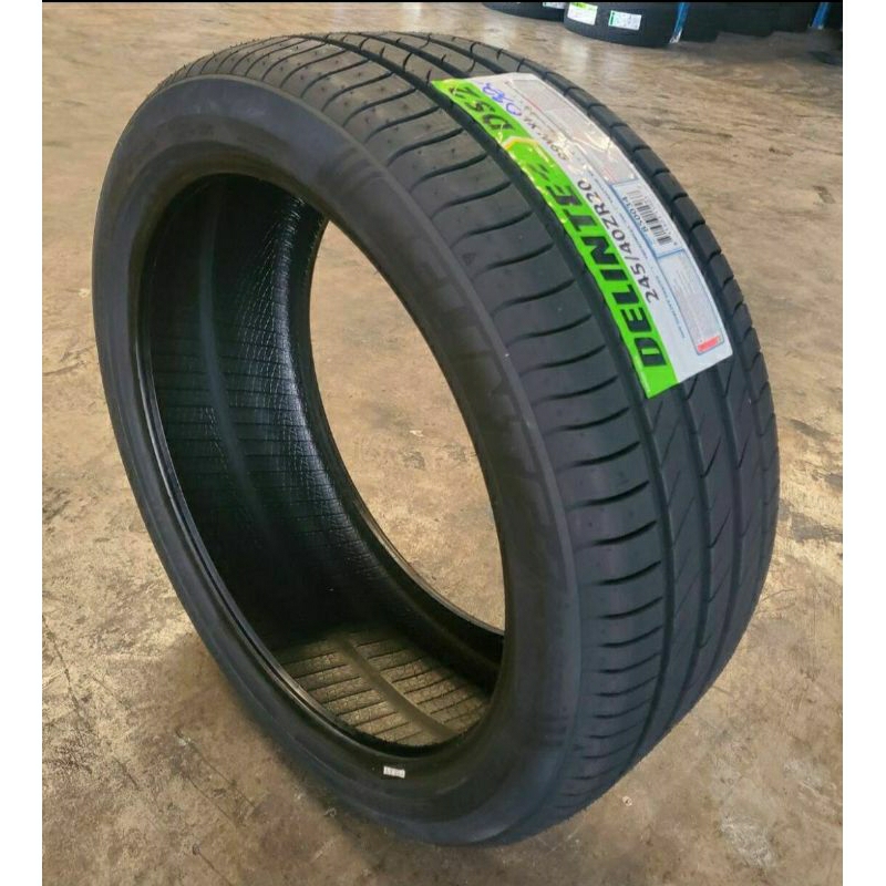 245/40R20 ยางไทยยี่ห้อ DELINTE ดอกยางลายนุ่มเงียบยางใหม่ปี2025(ราคาต่อ1เส้น)มีบริการเก็บเงินปลายทาง