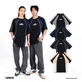 LOOKER - เสื้อยืดโอเวอร์ไซซ์  T Shirt Space #03