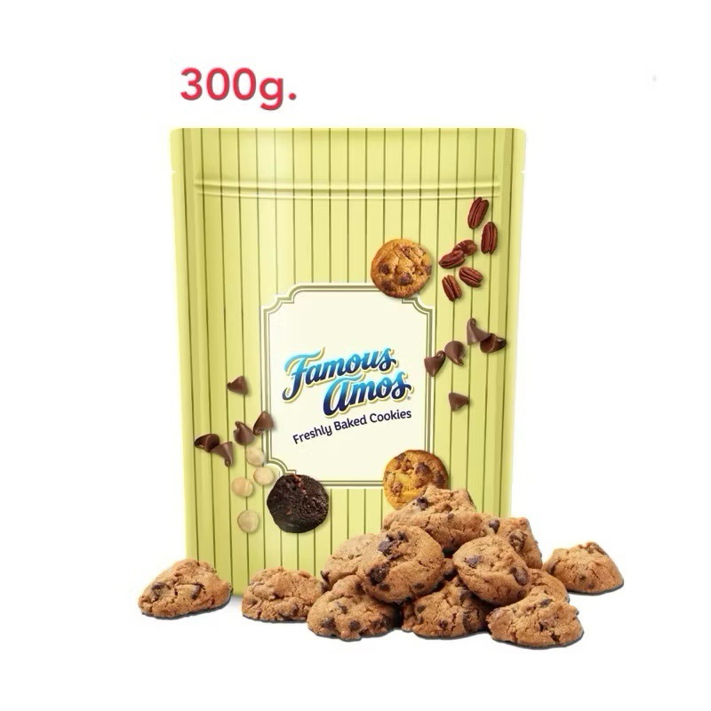 300g มีรสชาติใหม่✨มี 5 รส 🍪 Famous Amos Cookie Chip คุกกี้เฟมัสเอมัส คุกกี้เจ้าดัง พรีจากมาเลเซีย