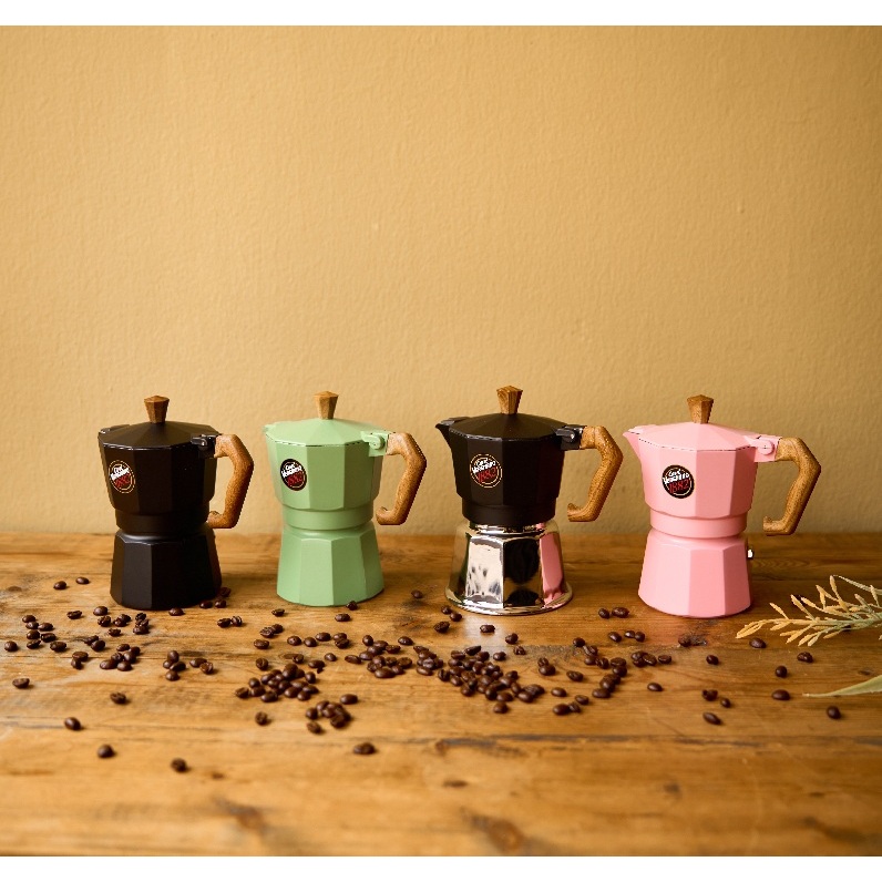 Caffe Vergnano ที่สกัดกาแฟ Moka pot 3 Cup มี 4 แบบ