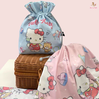 Kiss Me Doll ผ้าพันคอ/ผ้าคลุมไหล่ ลาย Hello Kitty New collection ขนาด100x100 cm.