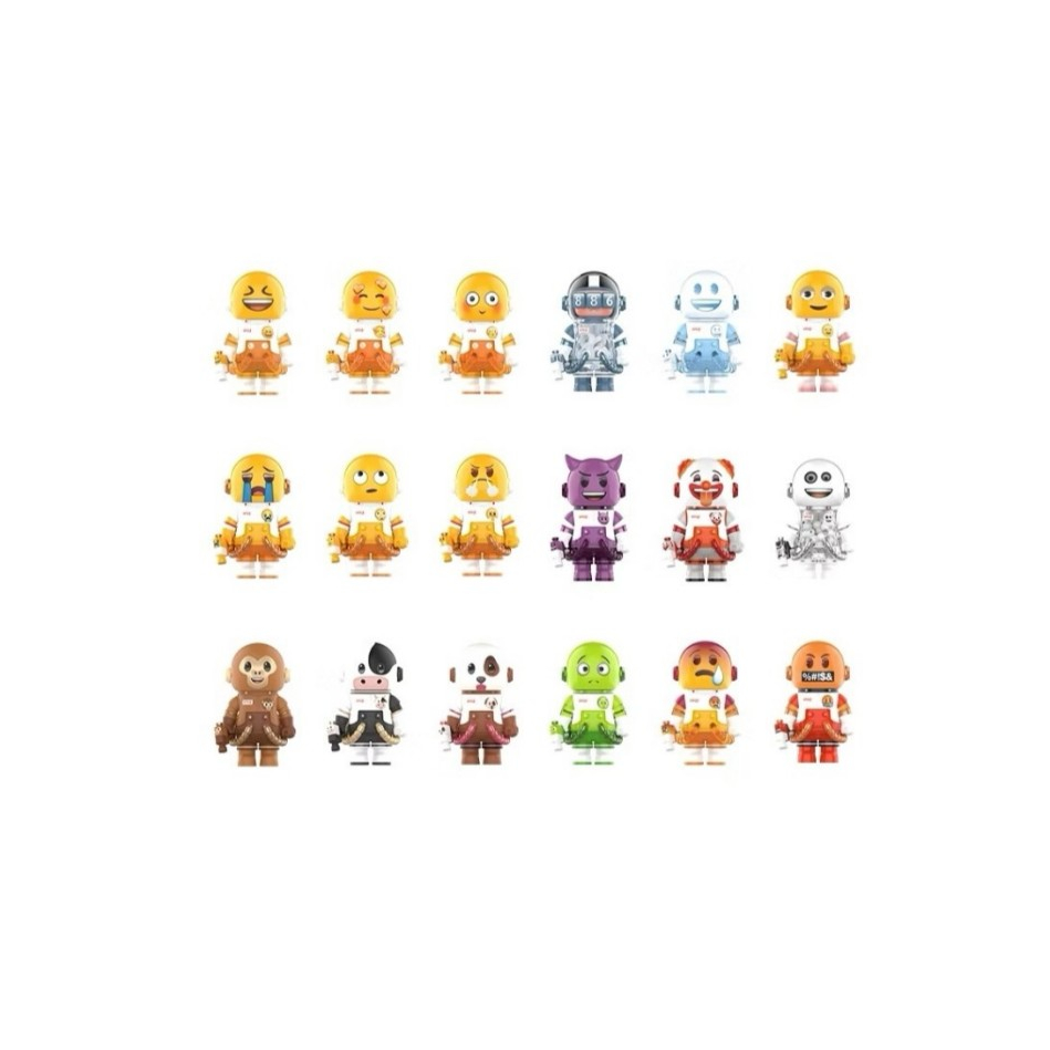 POPMART MEGA SPACE MOLLY 100% × emoji Series เปิดกล่องแล้ว