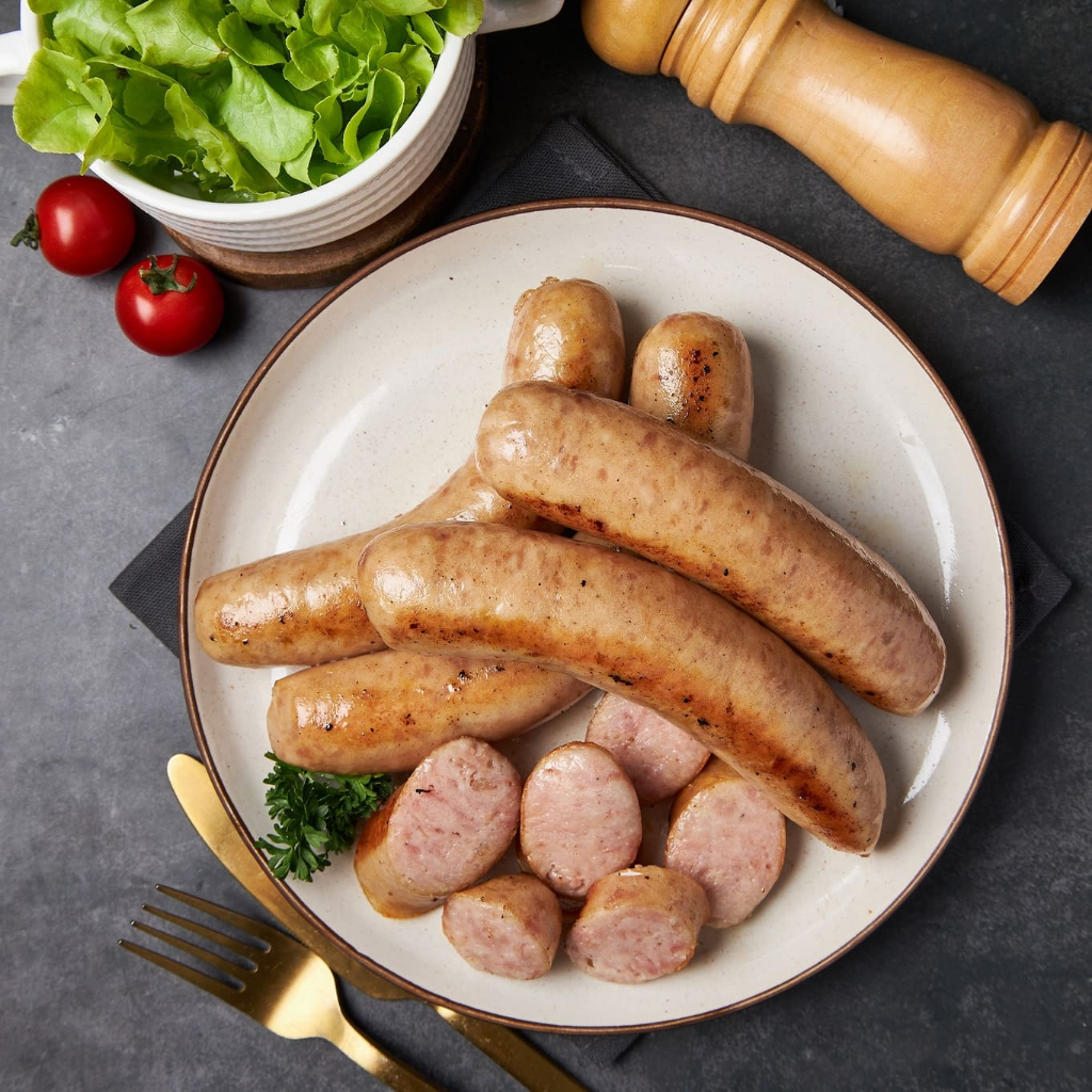 BarBestro ไส้กรอกเยอรมันหมูบรั่นดีโฮมเมด ไส้กรอกหมู (Brandy Pork German Sausage Homemade) 500g. - รูปที่ 3