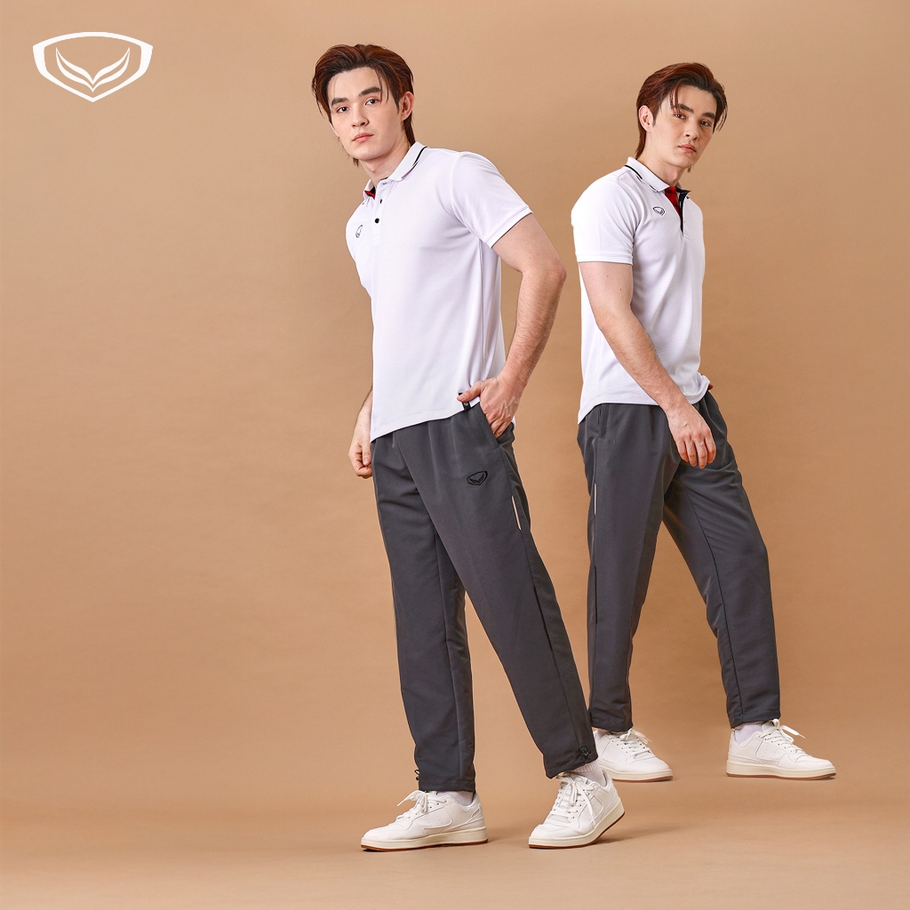 GRAND SPORT กางเกงแทร็คสูทตัดต่อกุ๊นข้างขา รหัส : 010223