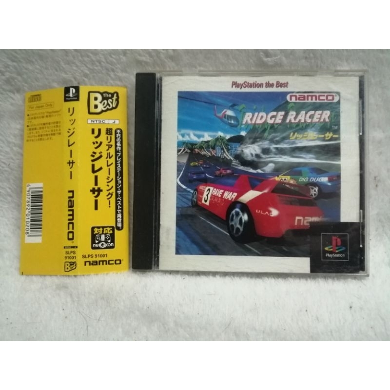 Ridge​ Racer​ แผ่น​แท้​โซน​ญี่ปุ่น​ [PS1]​ มี​สไป​น์​การ์ด​