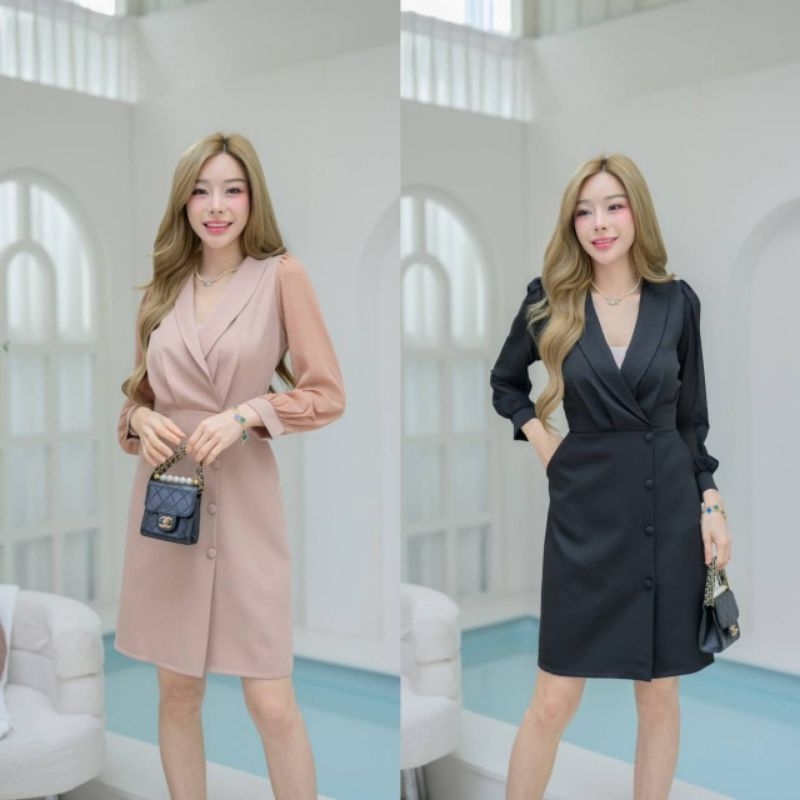 เดรส NUCHY งานพร้อมส่ง