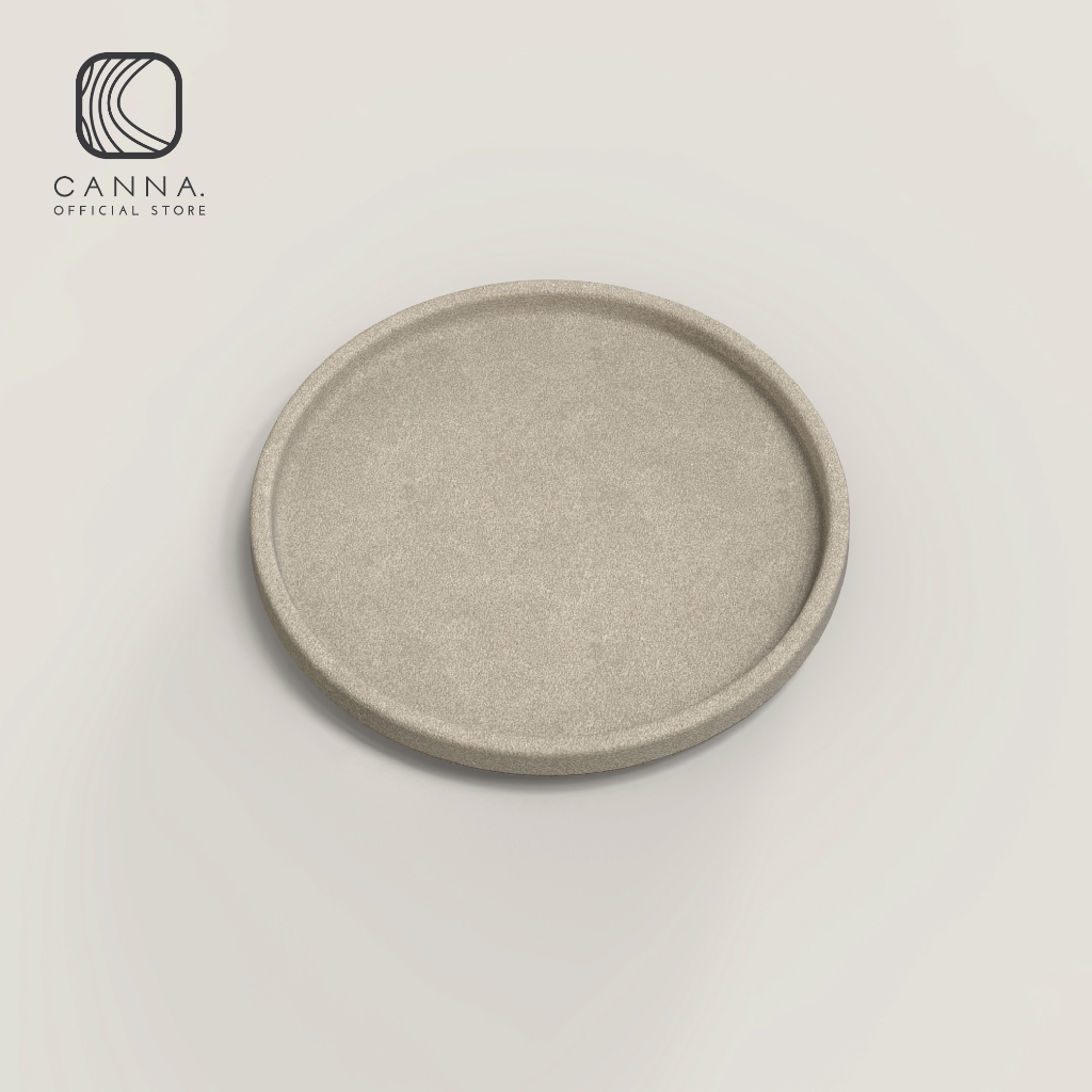 Canna - Coaster ที่รองแก้วมินิมอล จานรองแก้ว ถาดรองแก้ว ECO-Friendly จากแกลบข้าว ขนาด 9 ซม.