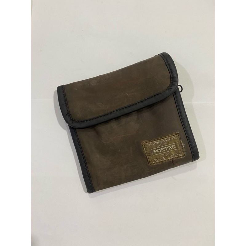 porter nylon wallet พับได้
