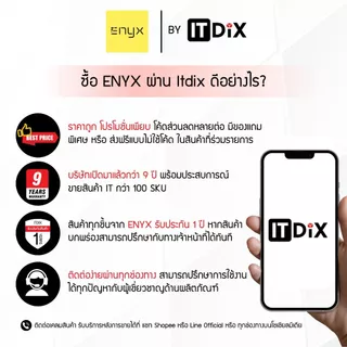 ENYX ชุดชาร์จ รุ่น S-1X ชุดชาร์จพร้อมสาย จ่ายไฟ2.4A/12W Micro/Type-C/L Cable สำหรับชาร์จมือถือ ชาร์จไว A-1XR หัวพร้อมสาย