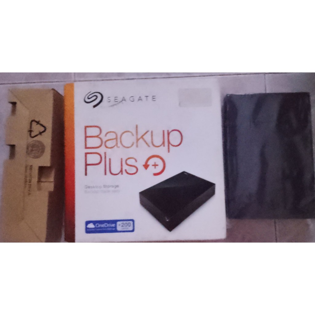 Seagate External HDD 4TB BACKUP PLUS DESKTOP (BLACK) 3.5"