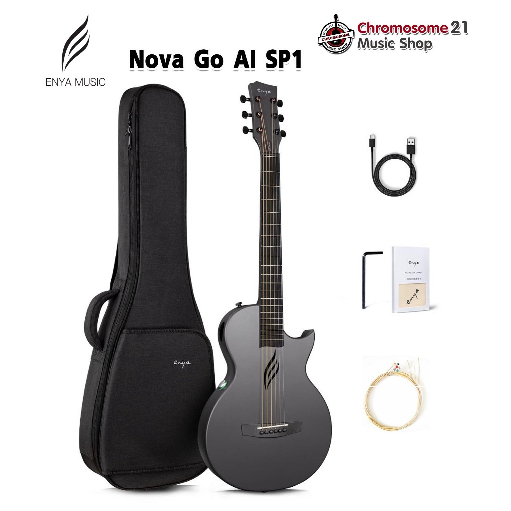 กีตาร์โปร่งไฟฟ้า Enya Nova Go AI SP1 (สี Black)
