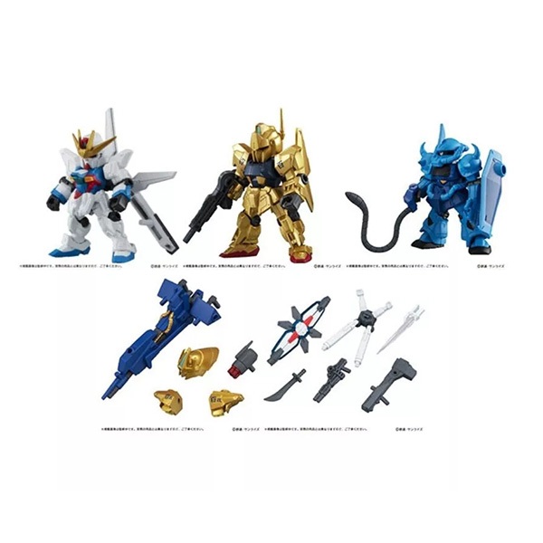 Bandai (ครบ Set 5 ลูก) Gashapon Gundam Mobile Suit Ensemble 11 4549660404637 (Gashapon)