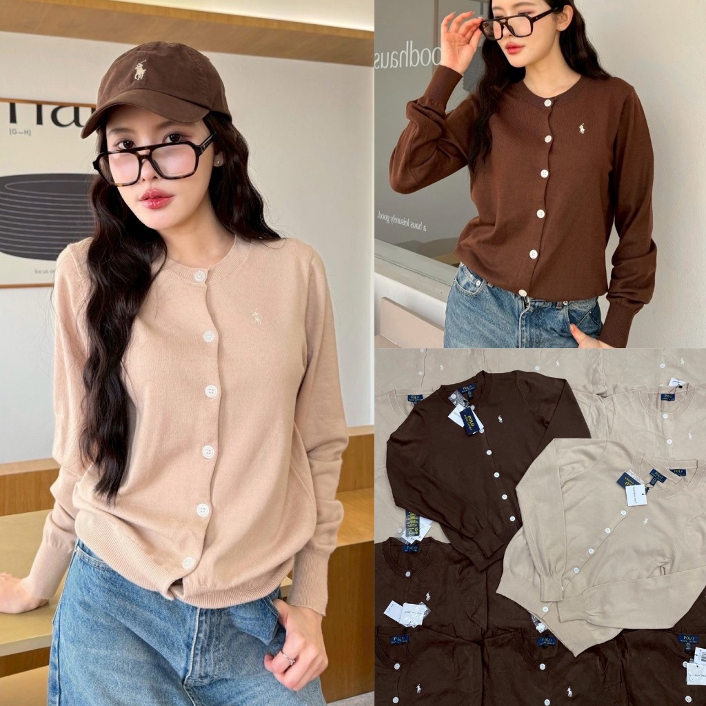 🍊 VL Cardigan  เสื้อคลุมไหมพรมคาดิแกน   สีใหม่ละมุนฟีลมาก ฟีลเรียบหรูดูแพงสุดๆ