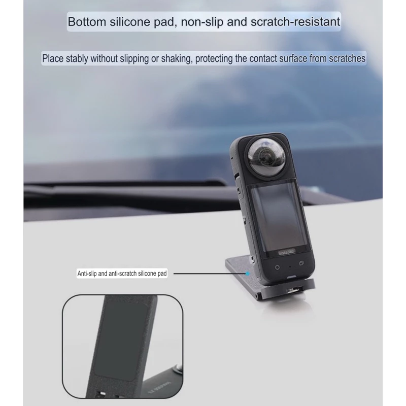 Magnetic Bracket Base for Insta360 X5 , X4 air, X4 , X3 ฐานดูดแม่เหล็ก ฐานตั้งโต๊ะ สำหรับ Insta360 X3 , X4 , X5 thumbnail 4