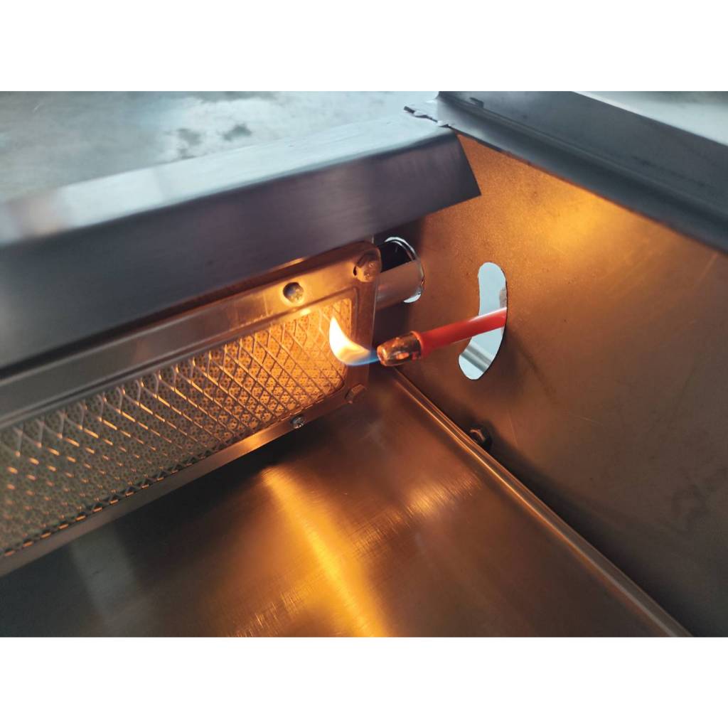 ถูก!! เตาย่างอินฟาเรดไร้ควัน แบบเเก้ส มี2ขนาดให้เลือก ตระแกรงยาว60ซม หรือ 80ซม ฟรีชุดหัวปรับพร้อมขาย - รูปที่ 5