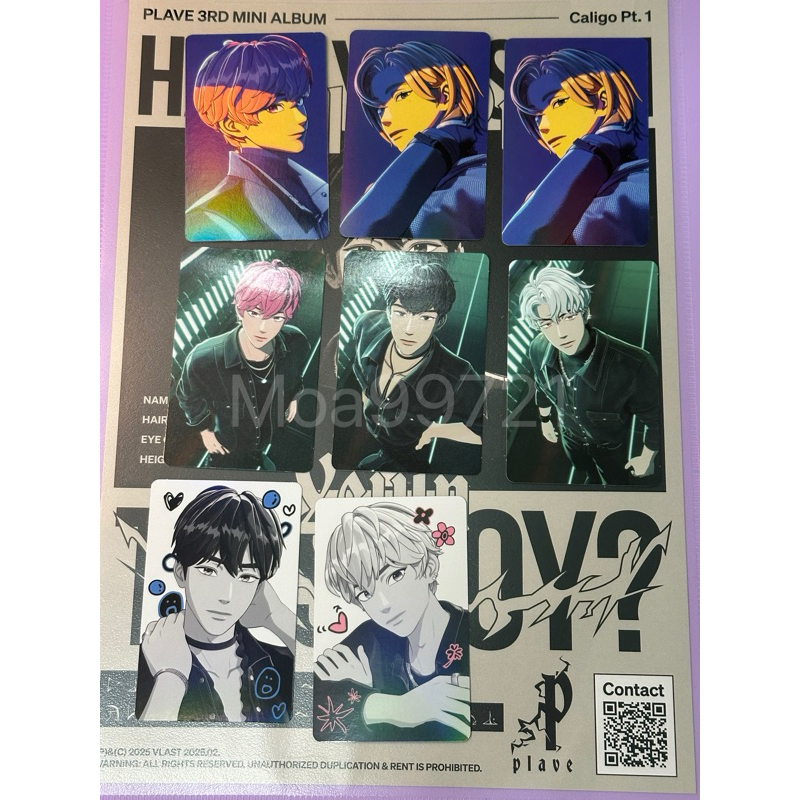 *พร้อมส่ง* Photocard PLAVE Poca Album