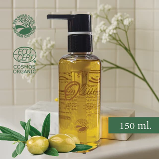 น้ำมันมะกอก ออแกนิค สกัดเย็น สำหรับผิวและผม 100% Organic Olive Oil Extra Vergin from Italy