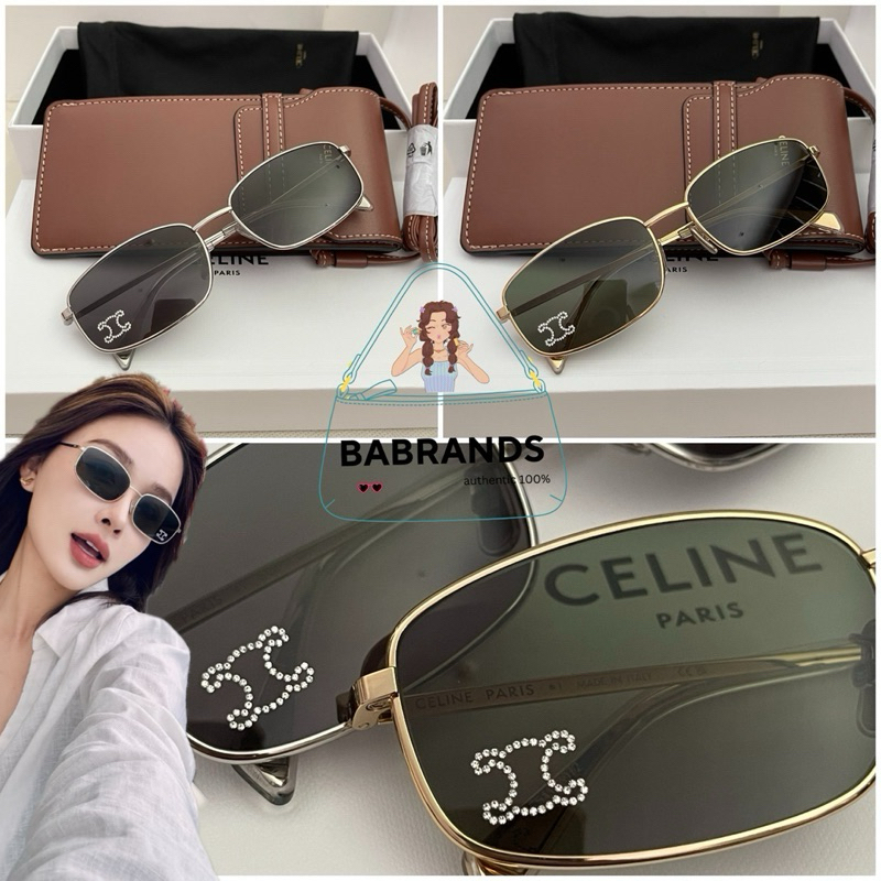 🔥พร้อมส่ง🔥 New Celine Triomphe Rhinestone02 สวยมากก