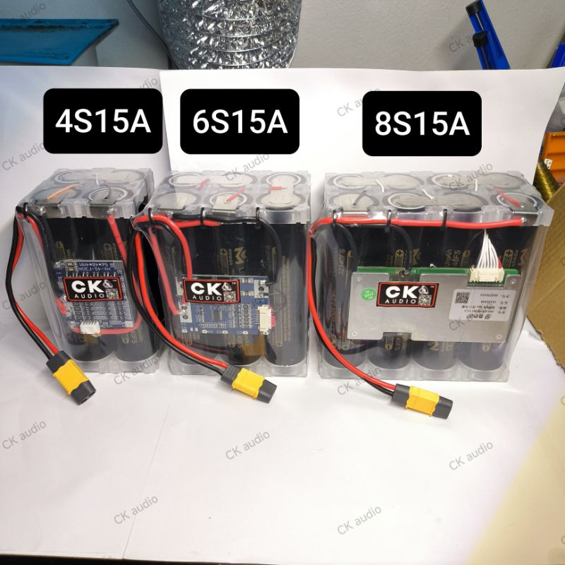 แบตลิเธี่ยม 4S/6S/8S 15A แบต15Aพร้อมที่ชาร์จ5A แบตแท้มือ1 ประกัน6เดือน