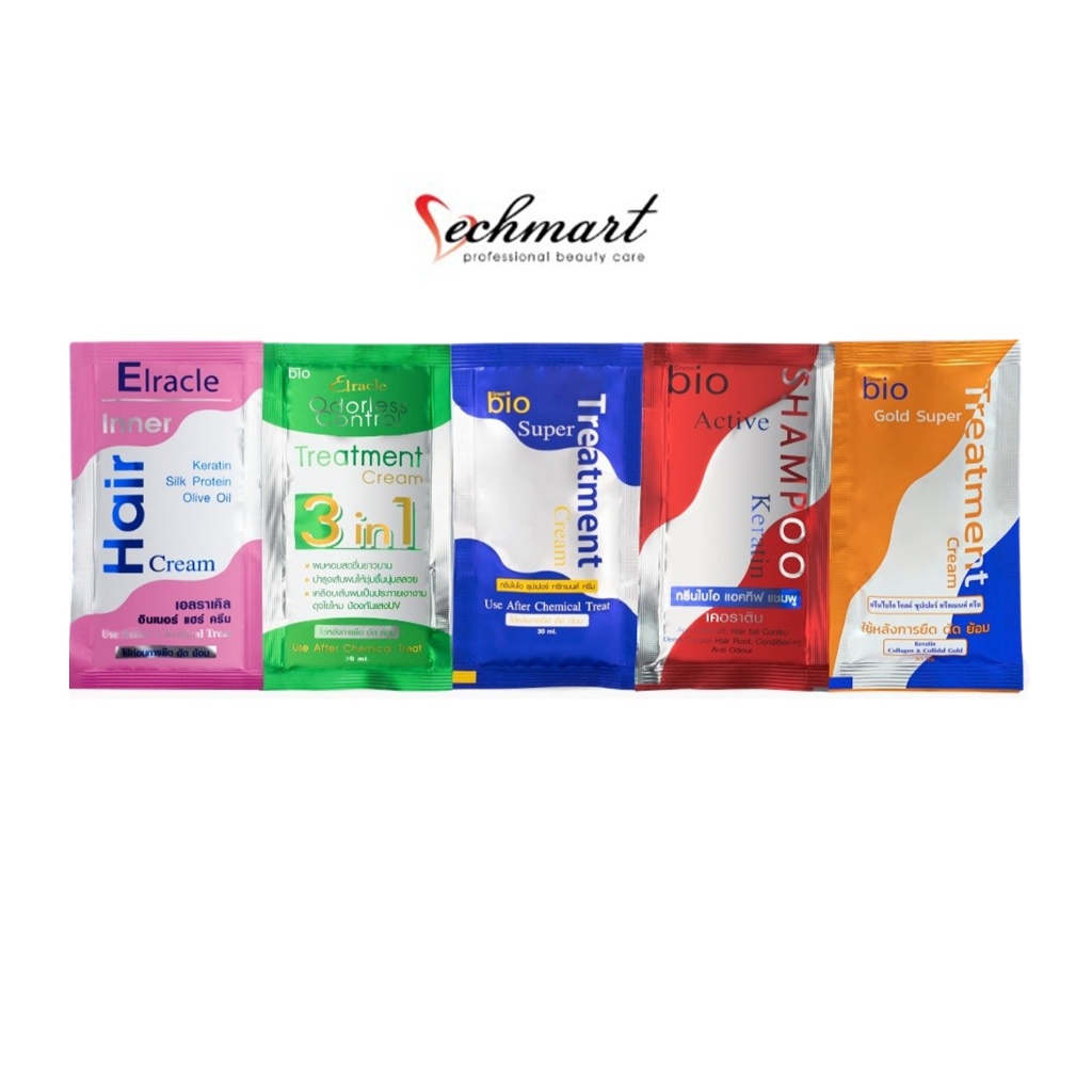 (ราคา 1 ซอง) Vechmart Bio treatment ไบโอ ทรีทเม้นท์ผม / แชมพู
