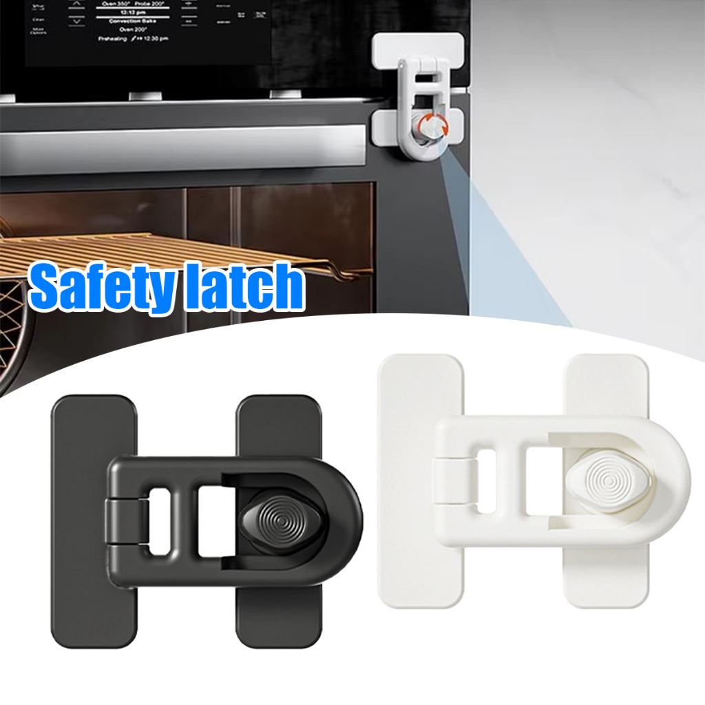 ็ตัวล็อคประตูตู้ แบบไม่ต้องเจาะ สำหรัยล็อคตู้เย็น ตู้เสื้อผ้า พลาสติก ป้องกันการหนีบ สองสีให้เลือก - รูปที่ 2