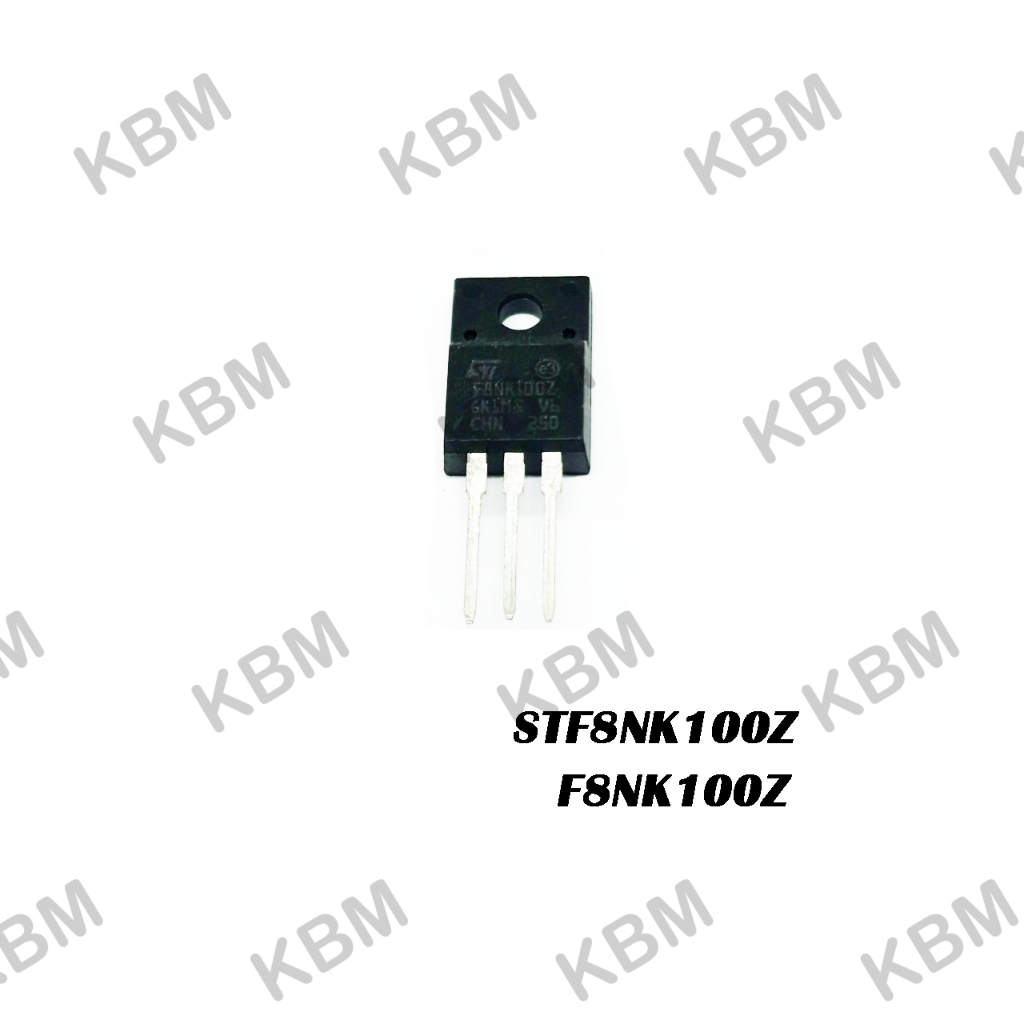 MOSFET มอสเฟต F8NK100Z STF8NK100Z 1000V 6.5A  TO-220F