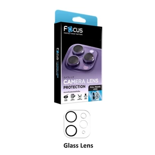 Focus ฟิล์มกระจกกันรอยเลนส์กล้อง แบบคลุมทั้งตัวกล้อง Full Lens IP17/16/15/14/13/12/11/Plus/Pro Max