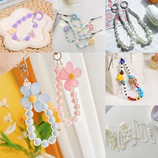 เชือกคล้องเคสโทรศัพท์แบบสร้างสรรค์ มีหลายสไตล์ให้เลือก สไตล์อินน่ารัก ผีเสื้อ กลีบดอกไม้ เชือกคล้องโทรศัพท์มือถือ