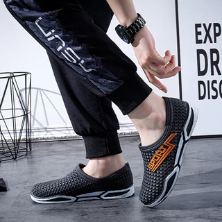 Kicks NEW รองเท้ายางลำลอง กันน้ำ แห้งไว้ใส่สบาย ทำจากยางทั้งหมด ลุ้ยน้ำหรือฝนตกก็สบาย แห้งง่าย ใส่สบาย ราคาถูก