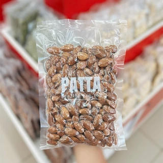 อัลมอนด์อบ USA 500และ200กรัม ตราPatta อบเกลือ อบธรรมชาติ อบเนย almond อัลมอนด์