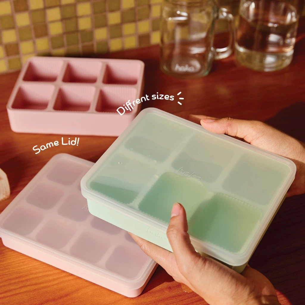 hako Large Silicone Ice Tray 6 cubes ถาดทำน้ำแข็งซิลิโคนแบบใหญ่ 6ก้อน thumbnail 4