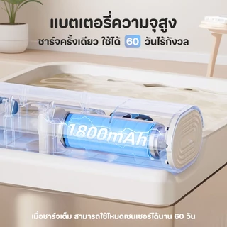【CAT&DOG】🐱ความจุน้ำ 4 ลิตร น้ำพุแมวไร้สาย มีแบตเตอรี่ในตัว น้ำพุชาร์จไฟ น้ำที่ตรวจจับทางชีวภาพ 😺