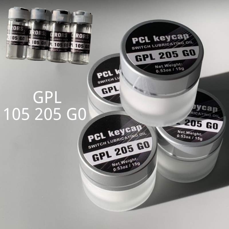 น้ำมันหล่อลื่นสวิตช์คีย์บอร์ด GPL 105 G0 และ GPL 205 G0 สำหรับ Mechanical Keyboard