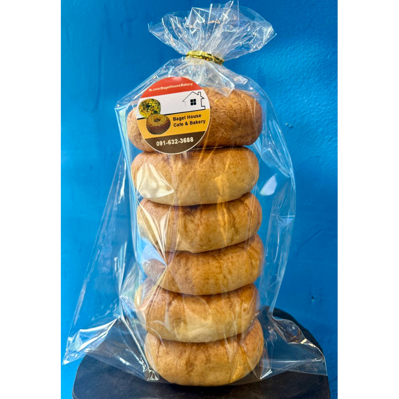 Bagels ครึ่งโหล 6 ชิ้น หนัก 130 กรัม/ชิ้น